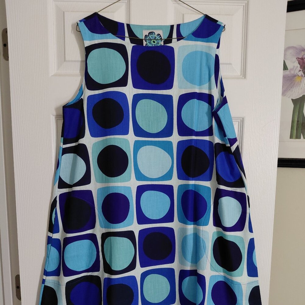 Lesley Evers "Juniper" Dress, Sea Glass Blue